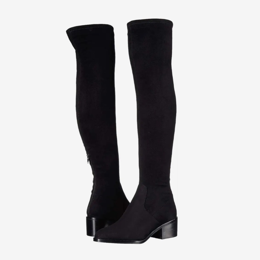 Steve Madden Georgette Over the Knee Boot Black 7.5 M,